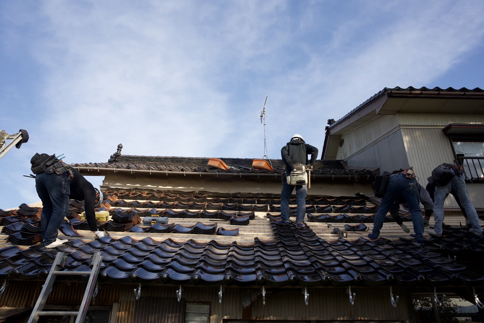 ライン屋根上